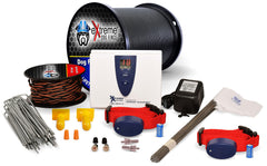 Extreme Dog Fence pro-grade transmitter with an easy setup interface for quick installation