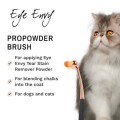 Eye Envy ProPowder Brush large head closeup shows broader powder reach
