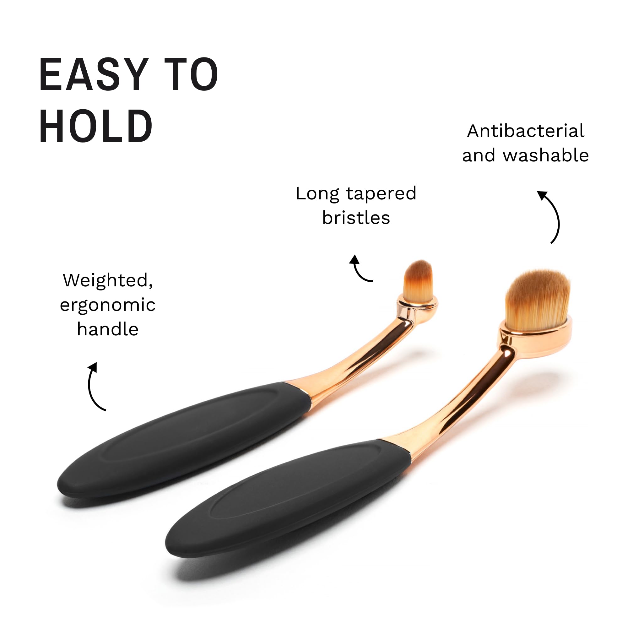 Eye Envy ProPowder Brush powder dispersion for gentle coverage into hair shaft