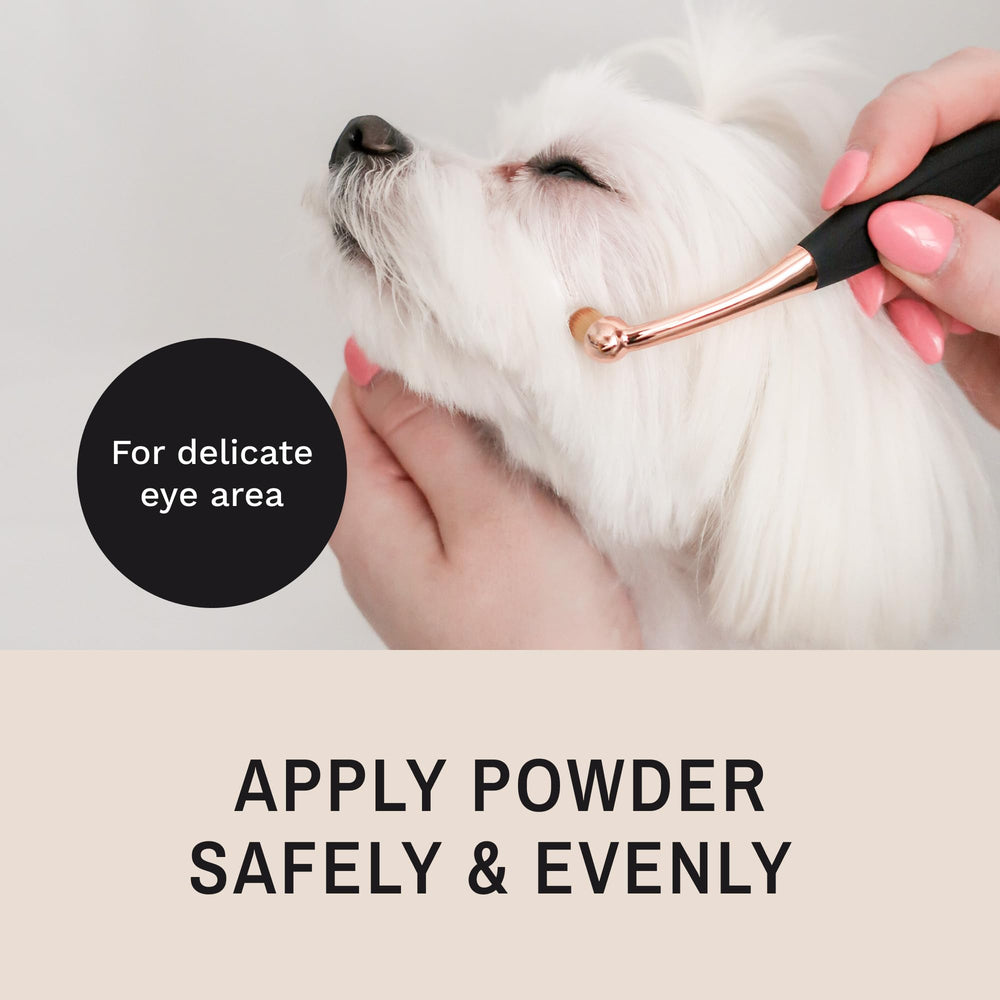 Eye Envy ProPowder Brush washable superfine fiber hair for easy cleaning