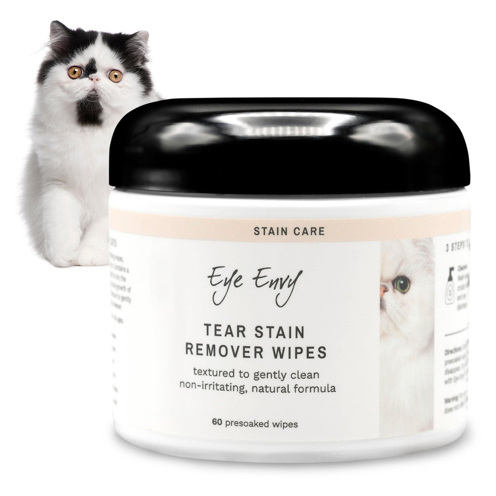 Eye Envy Tear Stain Wipes around-eye gentle cleaning and stain management