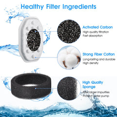 Eyehoce adjustable water flow helps customize fountain output for cats' preferences.