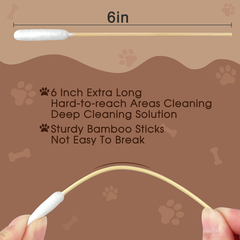 eyxformula dog ear cleaning swabs reach deep into outer ear for careful cleaning