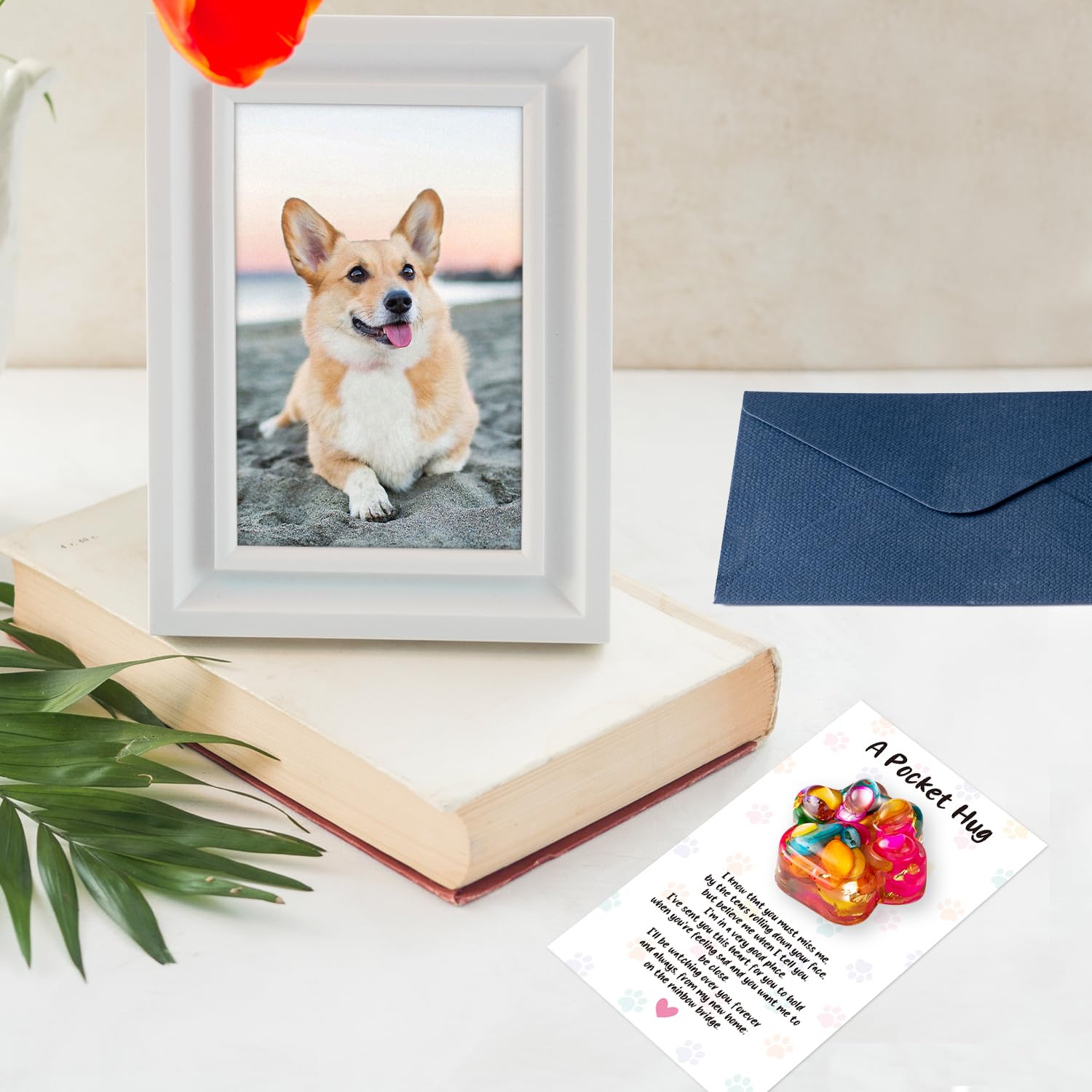 EYxsaxenk pocket-sized sympathy gift with comforting reminders