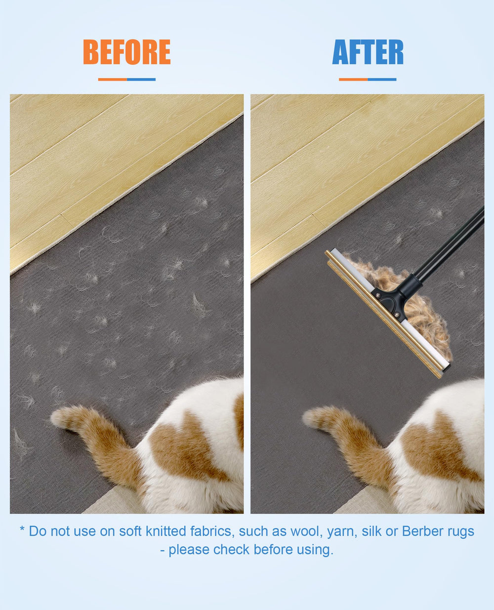 Eyyao Pet Tower Cleaning Tool removes fur from pet towers and fabric surfaces.