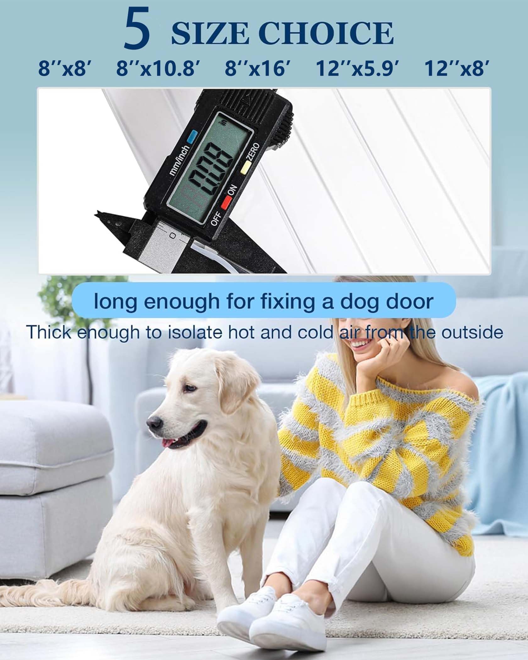 Ezcasch dog door flap screws and hardware for secure mounting.