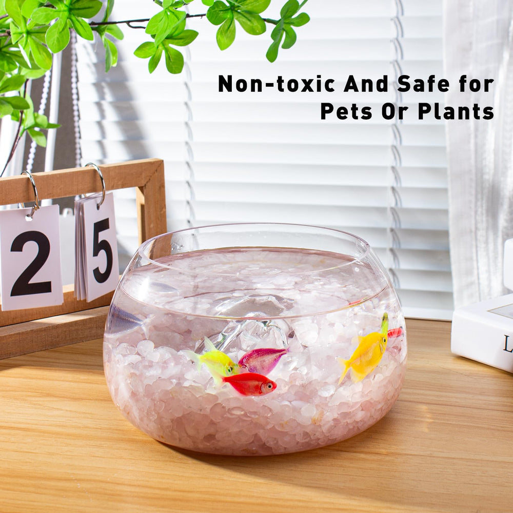 EZEELAI rose quartz gravel used in plant decoration for pots