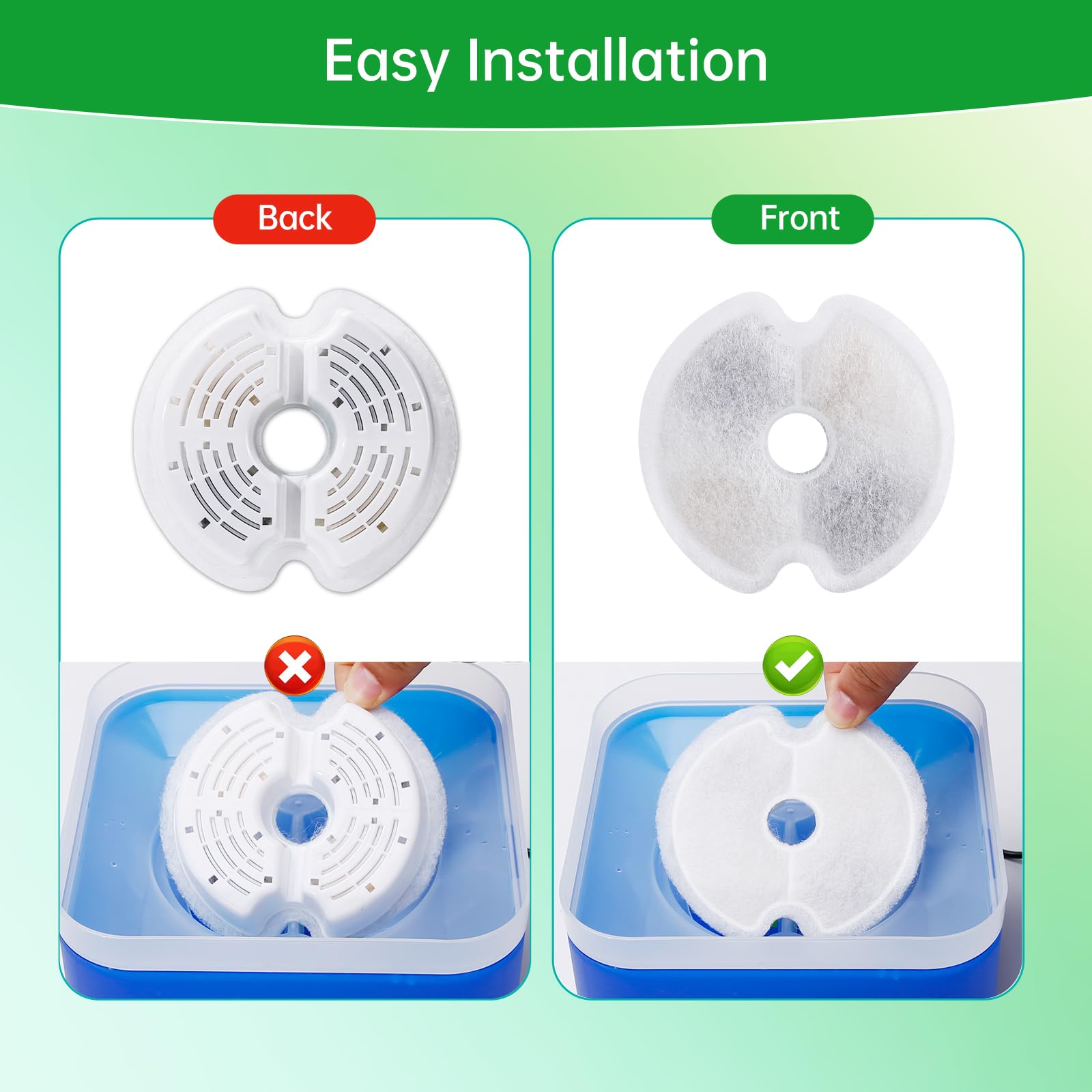 EZMioo activated carbon helps maintain clean-tasting water.