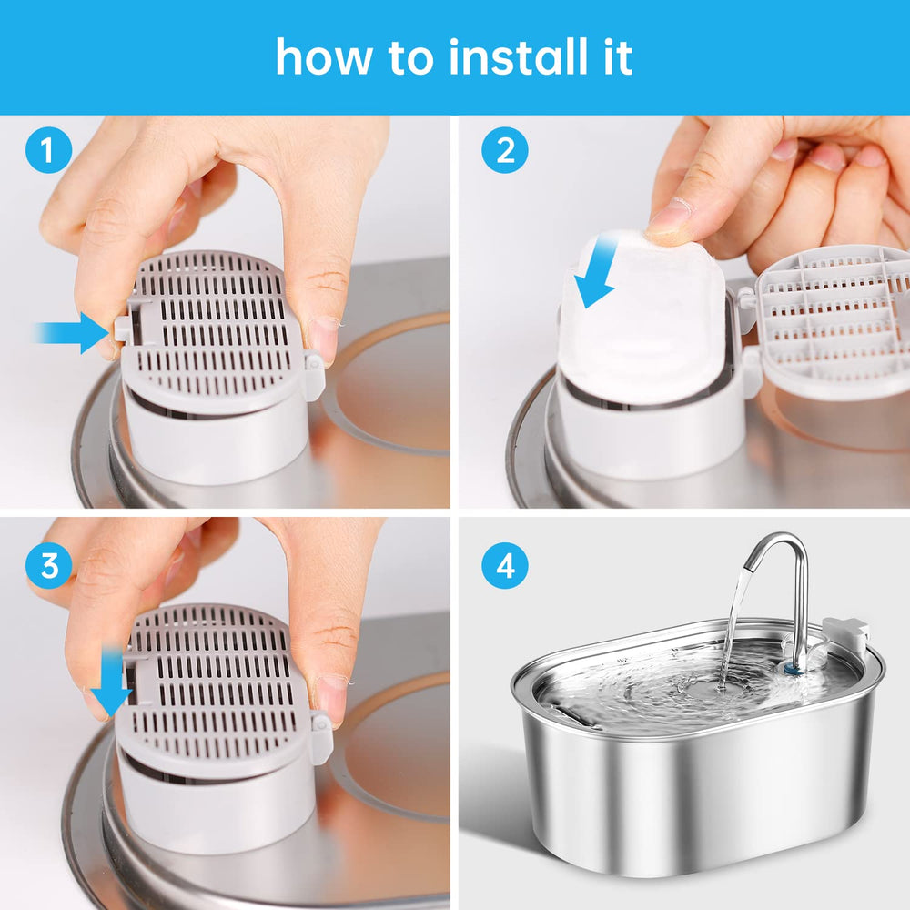 EZMioo cat water dispenser 2L design supports steady hydration