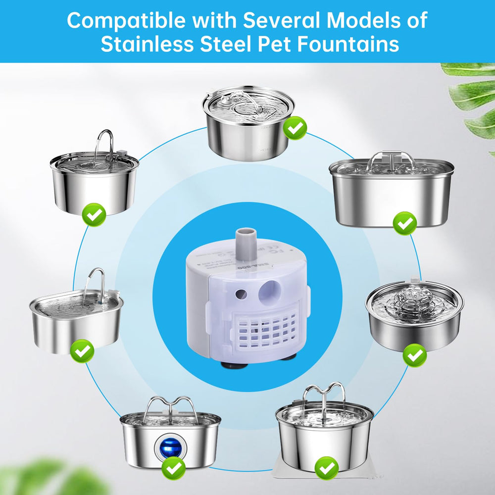 EZMioo replacement pump supports simple two-week cleaning routines to protect pet health.