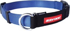 EzyDog Checkmate collar adjustment demonstrates one-time fit for secure everyday use.