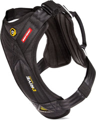 EzyDog Drive crash-tested harness shown for safe car travel and secure restraint.