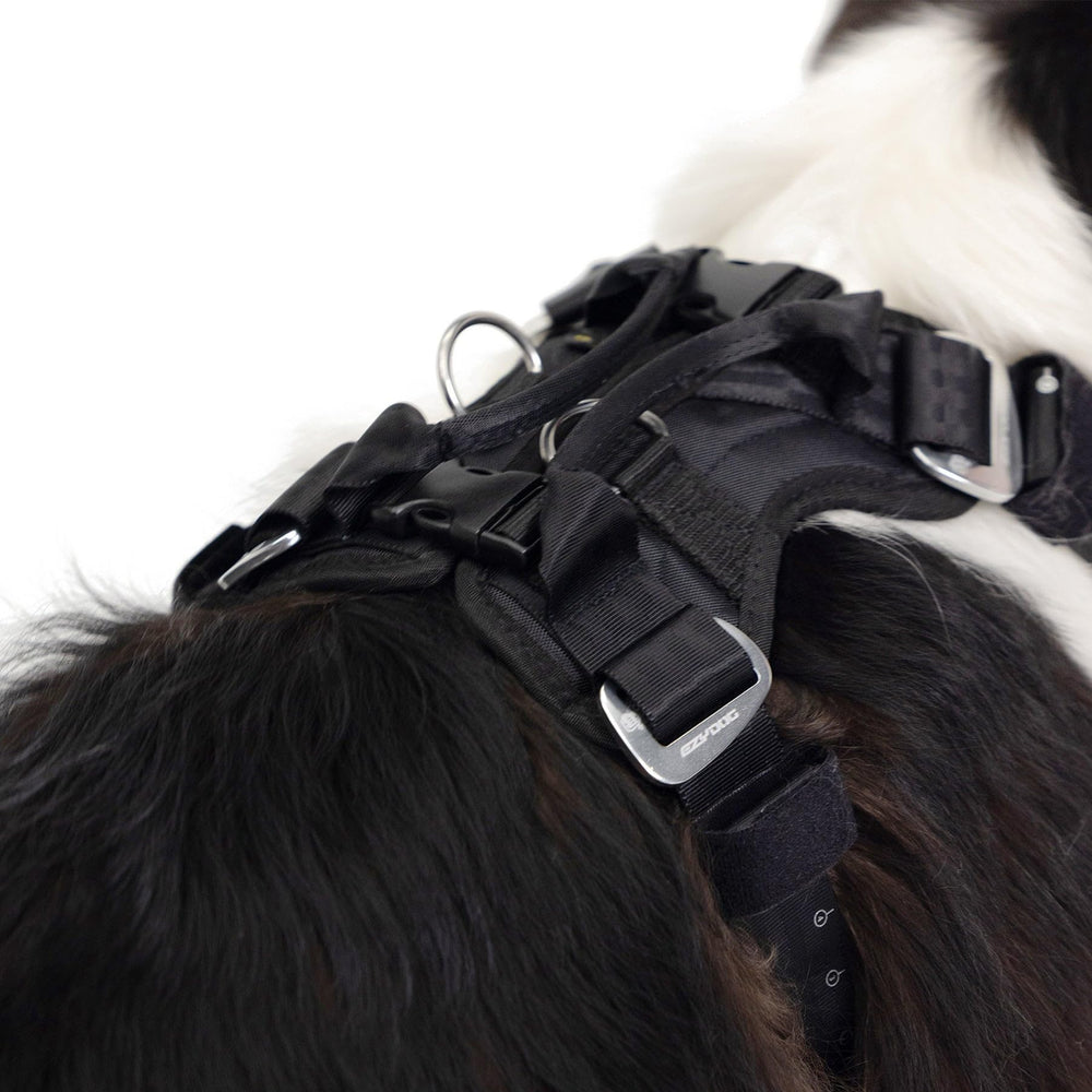 EzyDog Drive quick-on-off design supports busy trips.