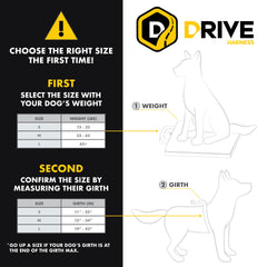 EzyDog Drive universal seat belt compatibility allows easy installation.