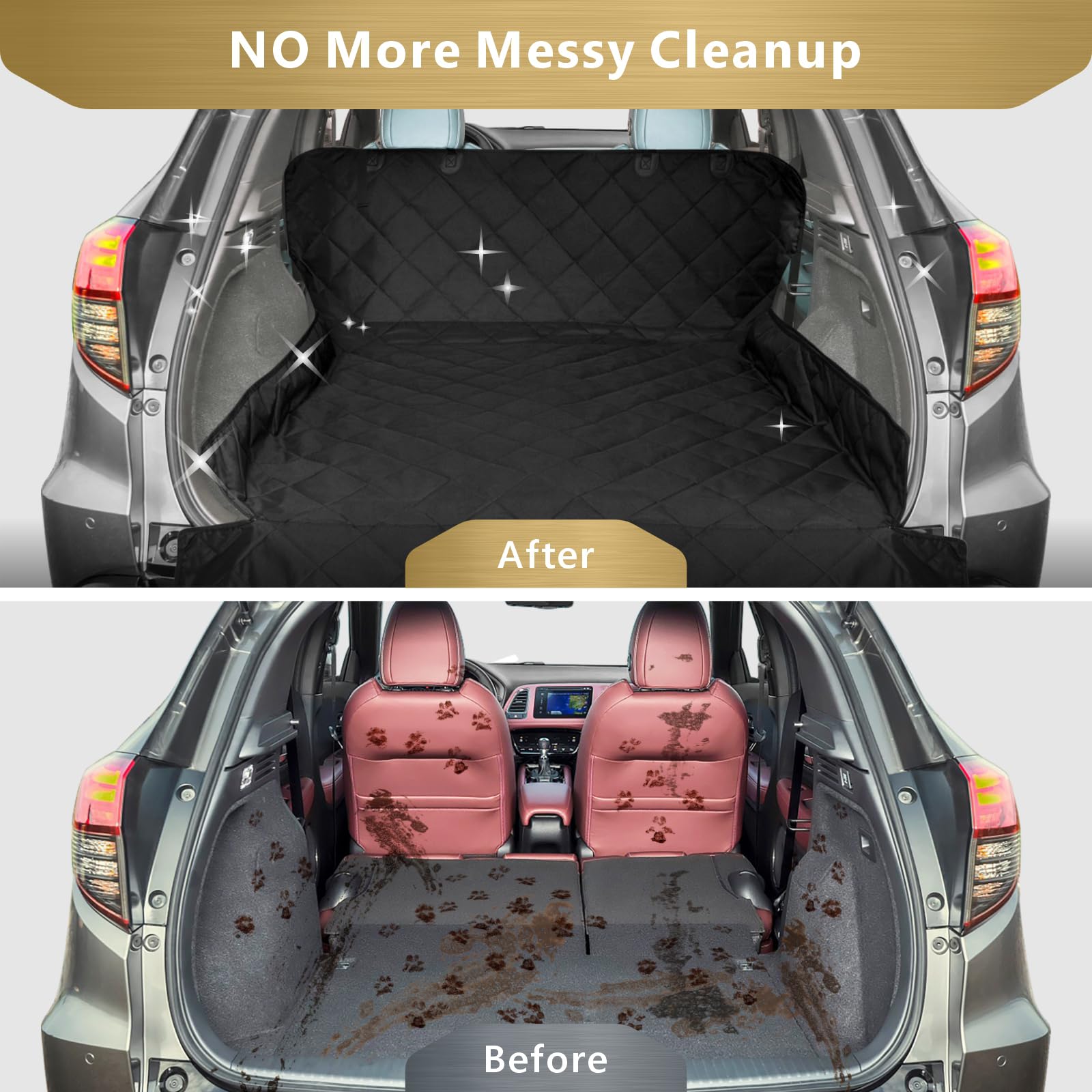 F-color non-slip back showcases stability for quick turns and active dogs.