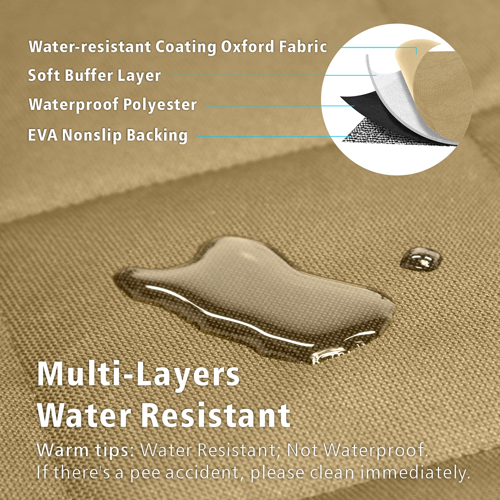 F-color SUV Cargo Liner bumper flap design enables easy vehicle access.