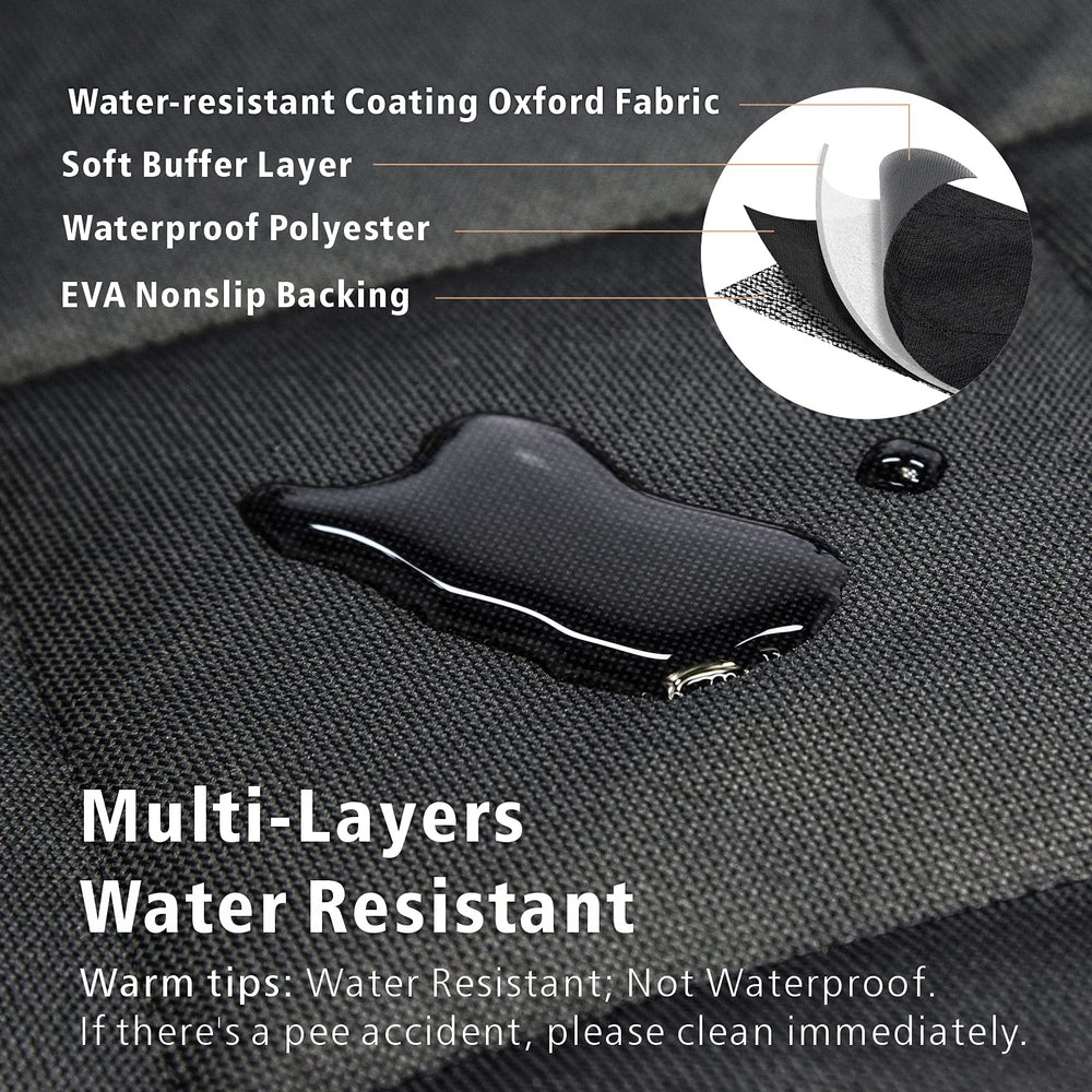 F-color SUV Liner bumper flap protects bumper from claws and scratches during daily trips.