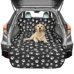 F-color SUV Cargo Liner full-view shows wide protection for pets and interiors.