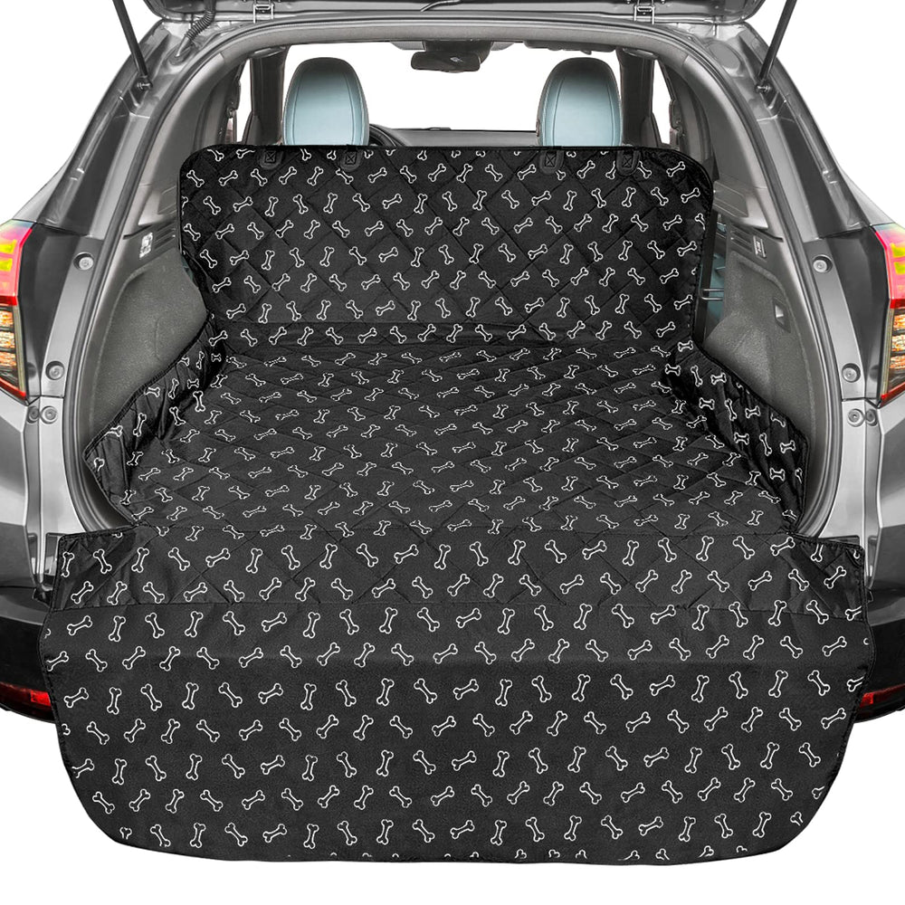 F-color SUV Cargo Liner installed in a vehicle showing full protection and coverage.
