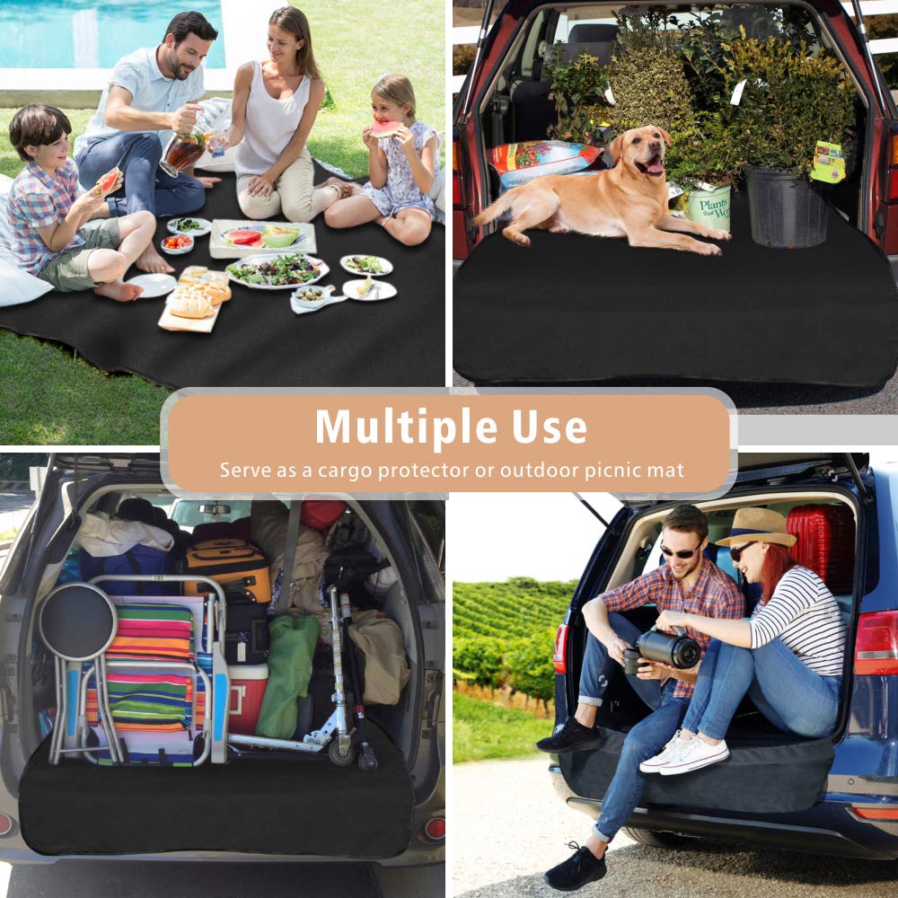 F-color SUV Cargo Liner universal fit covers most SUVs trucks and sedans