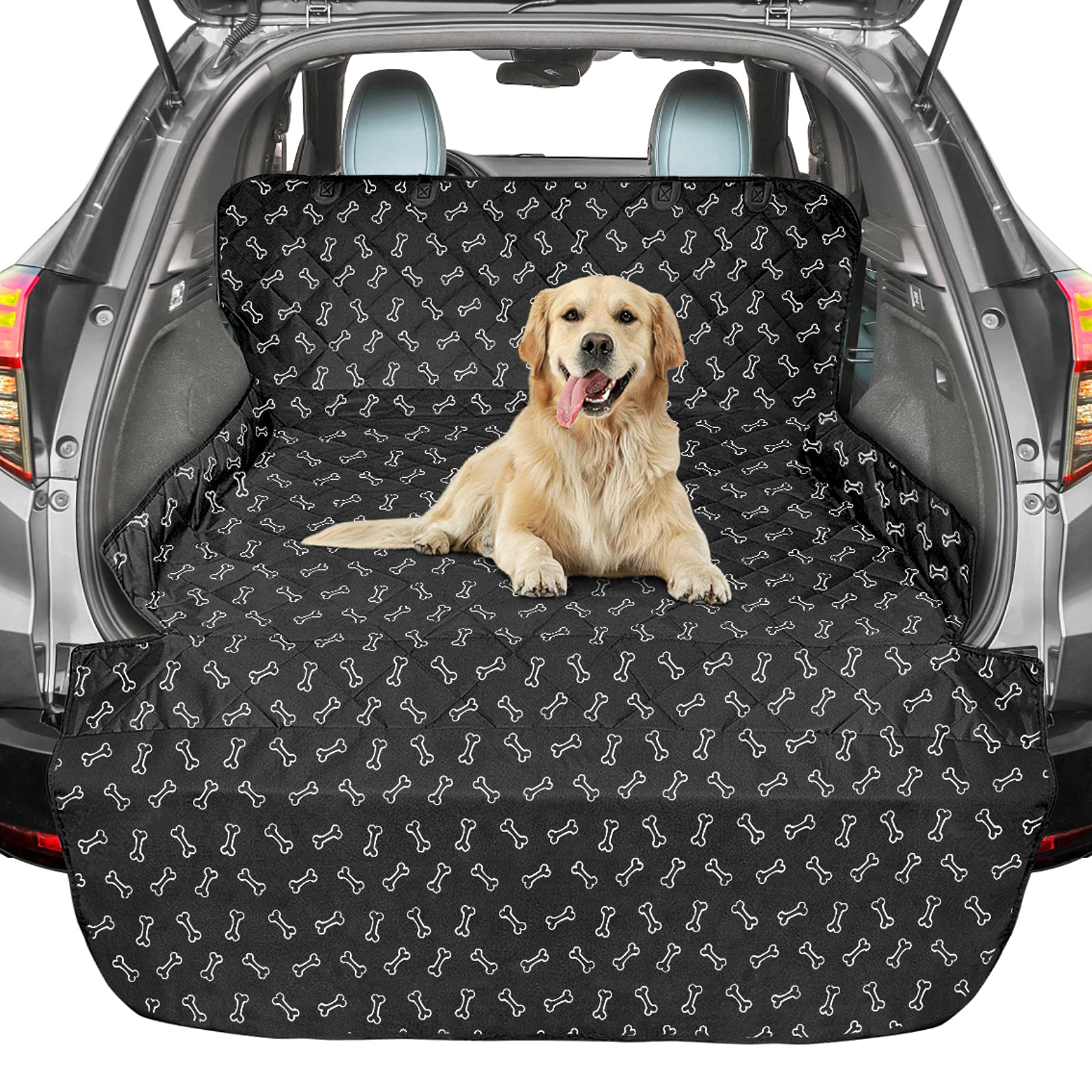 F-color SUV Cargo Liner vehicle-compatibility with SUVs, sedans, and minivans.