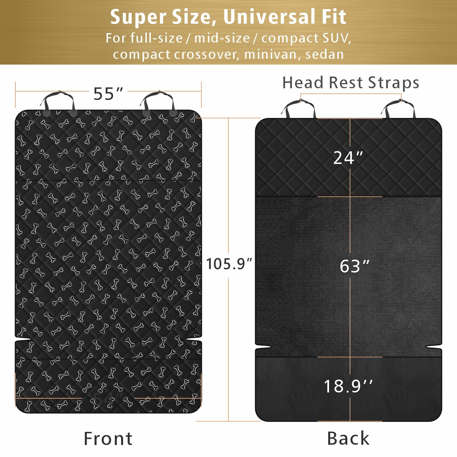 F-color SUV Cargo Liner water-resistant layer demonstrates spill resistance and quick cleanup.