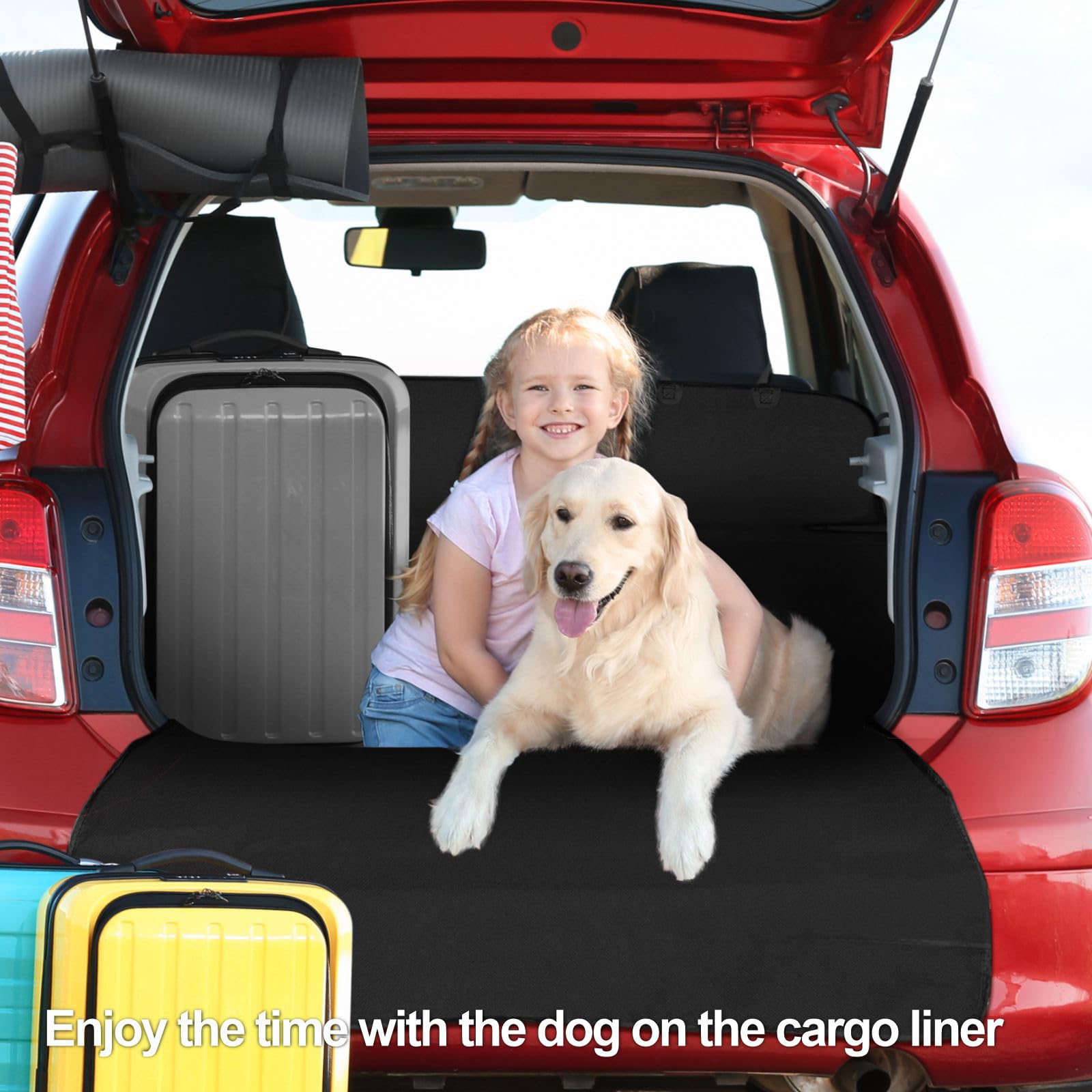 F-color SUV Cargo Liner waterproof and easy wipe-clean maintenance