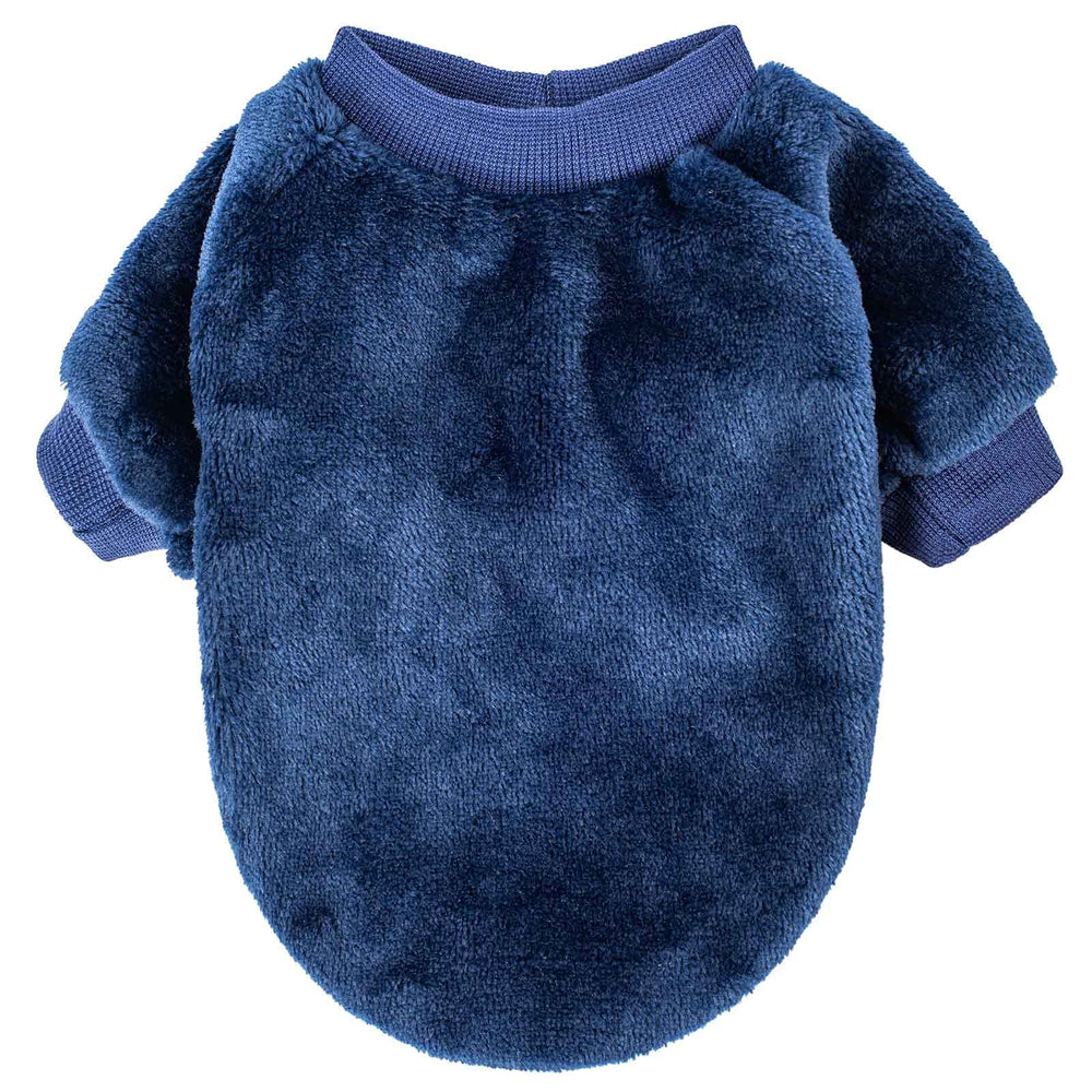 FabriCastle puppy outfits warm texture close-up emphasizes ultra-soft fabric and comfort.