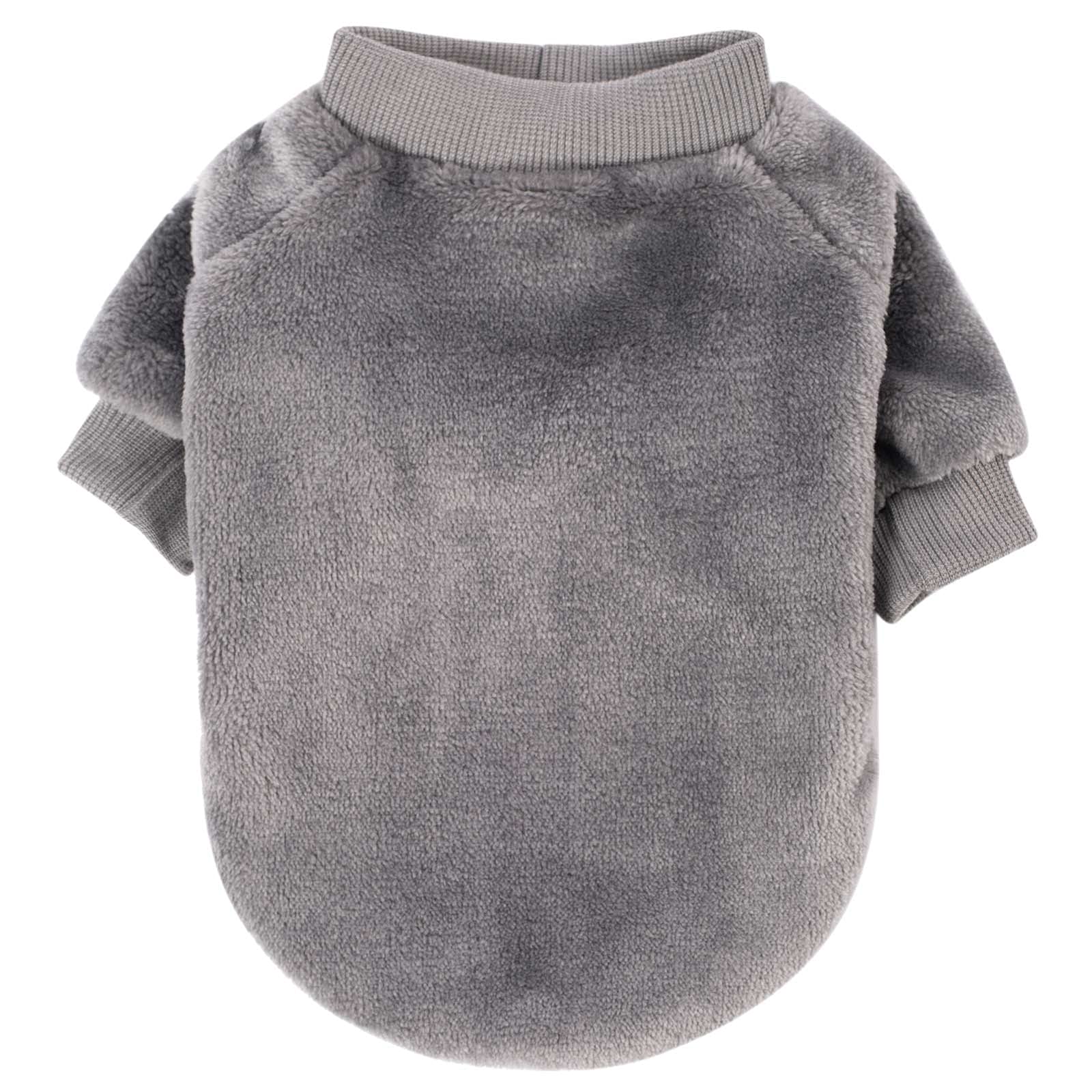 FabriCastle small dog sweaters dark blue pack3 back view shows snug secure daily wear.