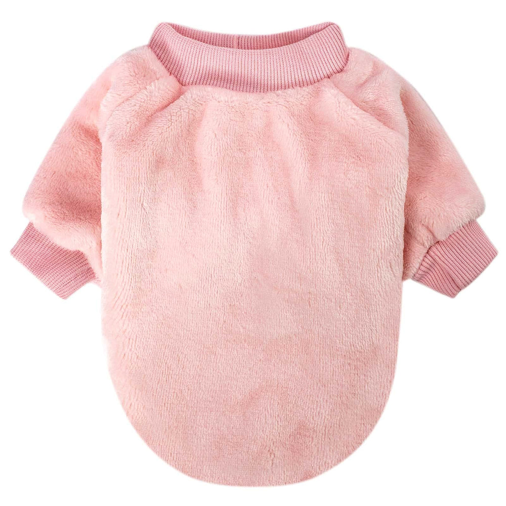 Fabricastle dog sweaters snug-fit promotes comfortable movement for small dogs.
