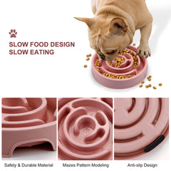 Facdiary puzzle design encourages longer mealtime attention for dogs.