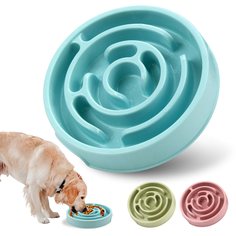Facdiary slow-feeder bowl anti-slip base keeps meals steady and mess-free.
