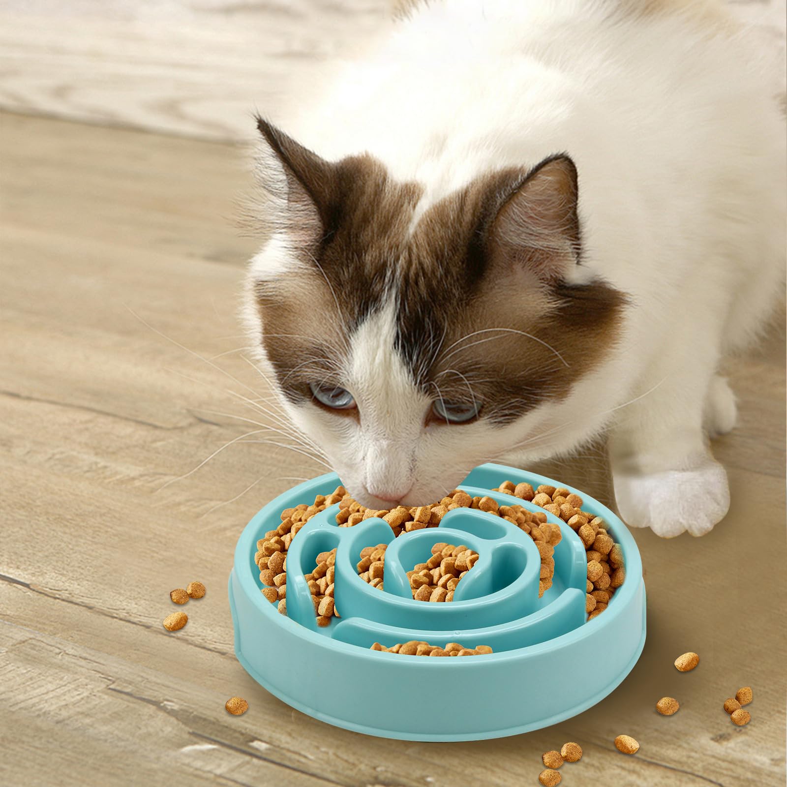 Facdiary slow-feeder bowl is dishwasher safe for easy cleaning.