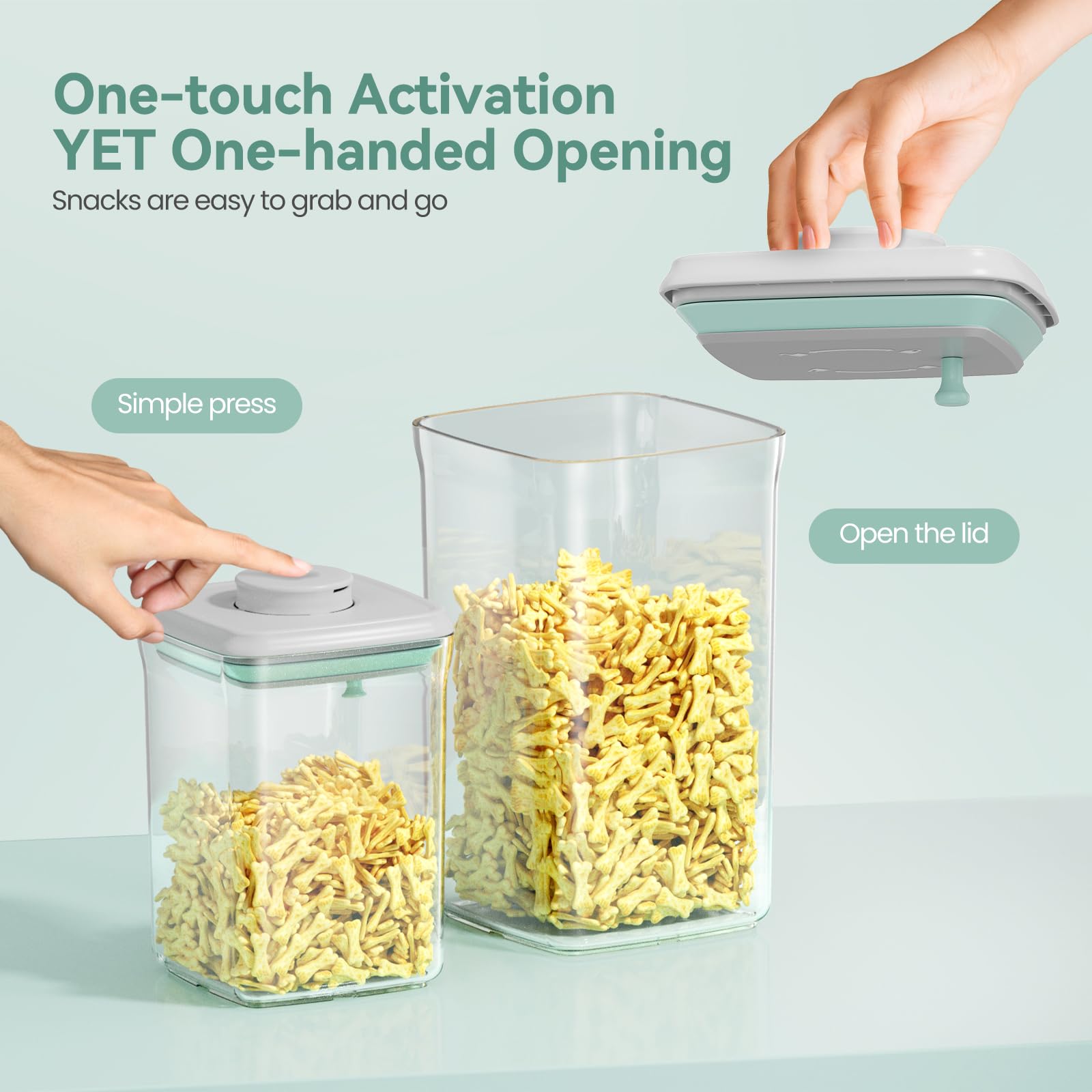 FAFAFLYER pop-treat jar easy-clean design simplifies hygiene and rinsing