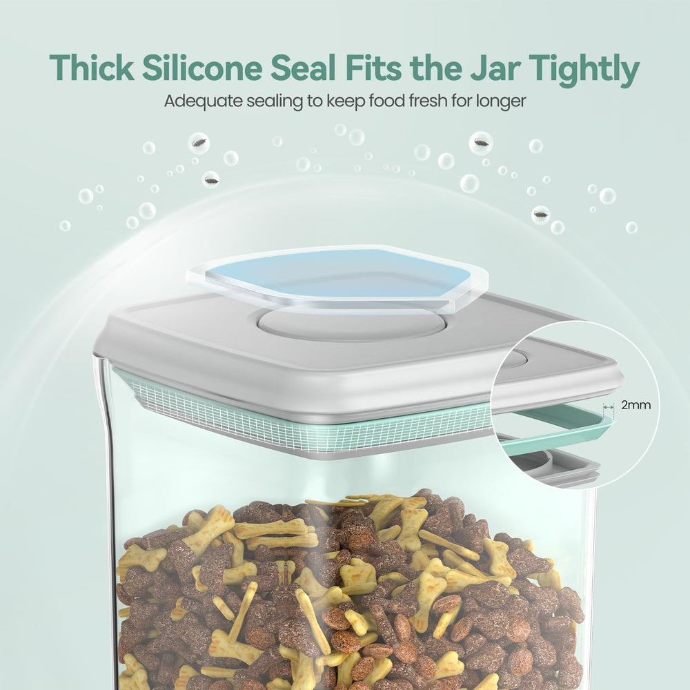 FAFAFLYER pop-treat jar stackable design saves pantry space and organizes