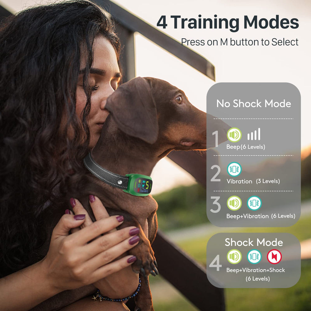 FAFAFROG Bark Collar charging area indicates fast charging and long battery life