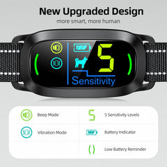 FAFAFROG dog bark collar fast-charging battery ensures quick recharge.