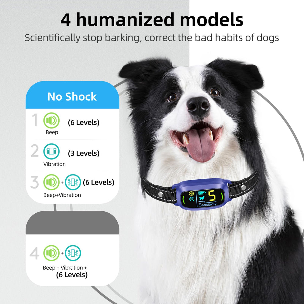 FAFAFROG bark collar in rainproof design supports outdoor training.