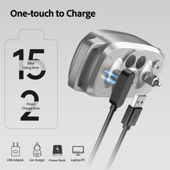 FAFAFROG bark collar silver charging shows quick recharge for ready-to-use sessions