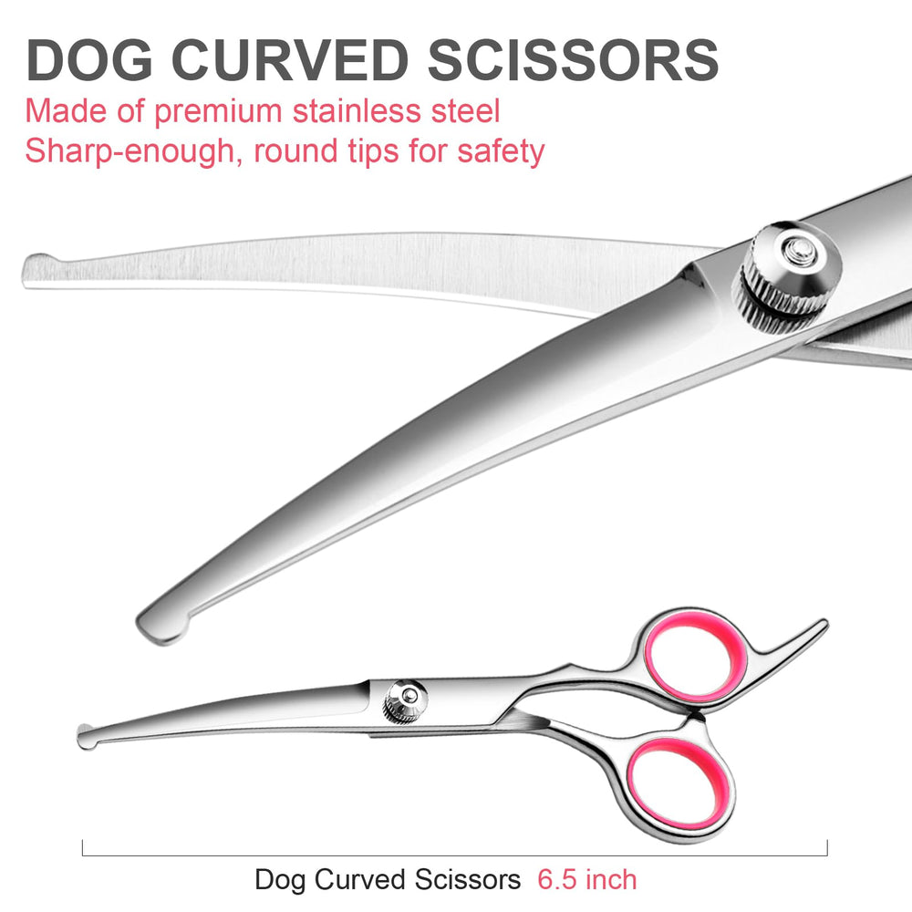FAIGEO grooming comb detangles and shapes coats on small to medium pets