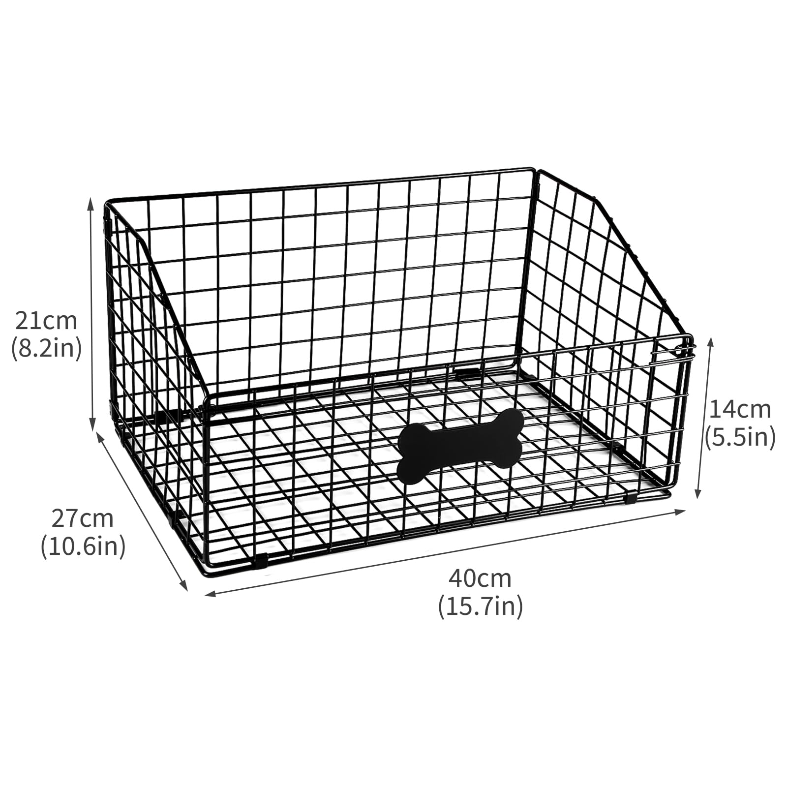 Faihats dimensions 40x27x21/14 cm highlight ample toy capacity.