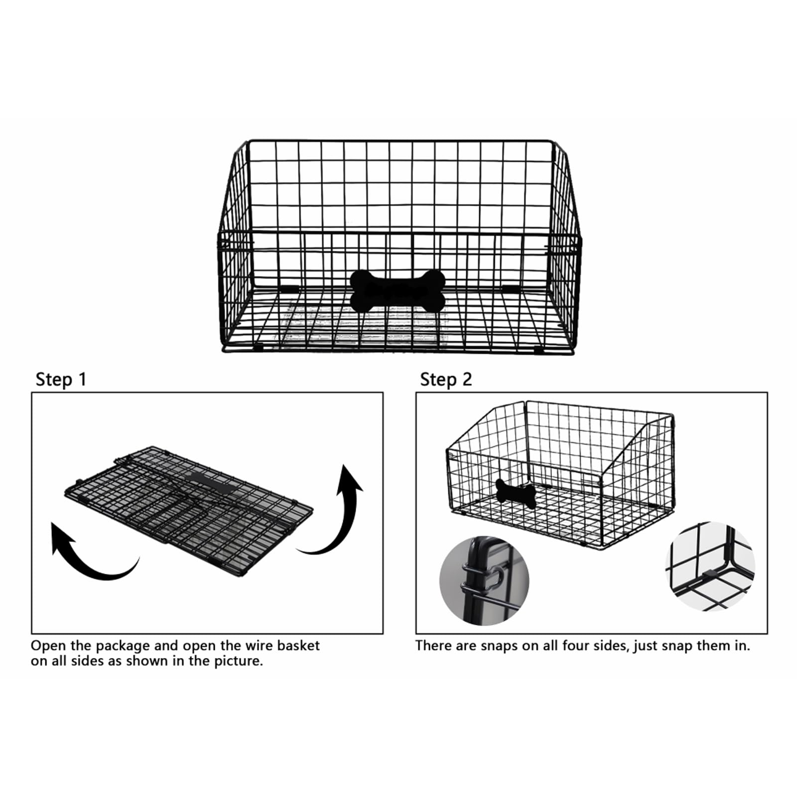 Faihats modern dog toy basket complements home decor while staying practical.