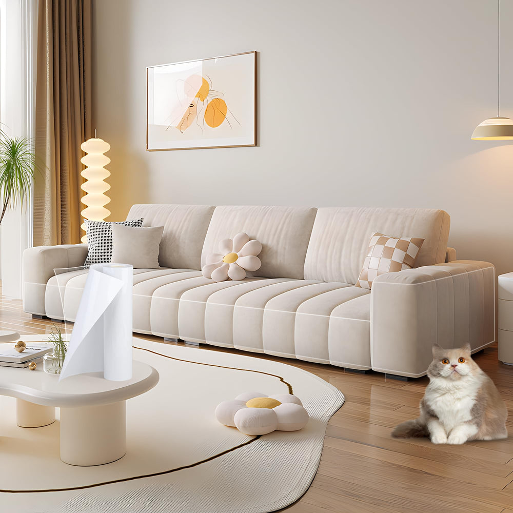 Fairooth easy-install-couch-protector shows quick, tool-free application.
