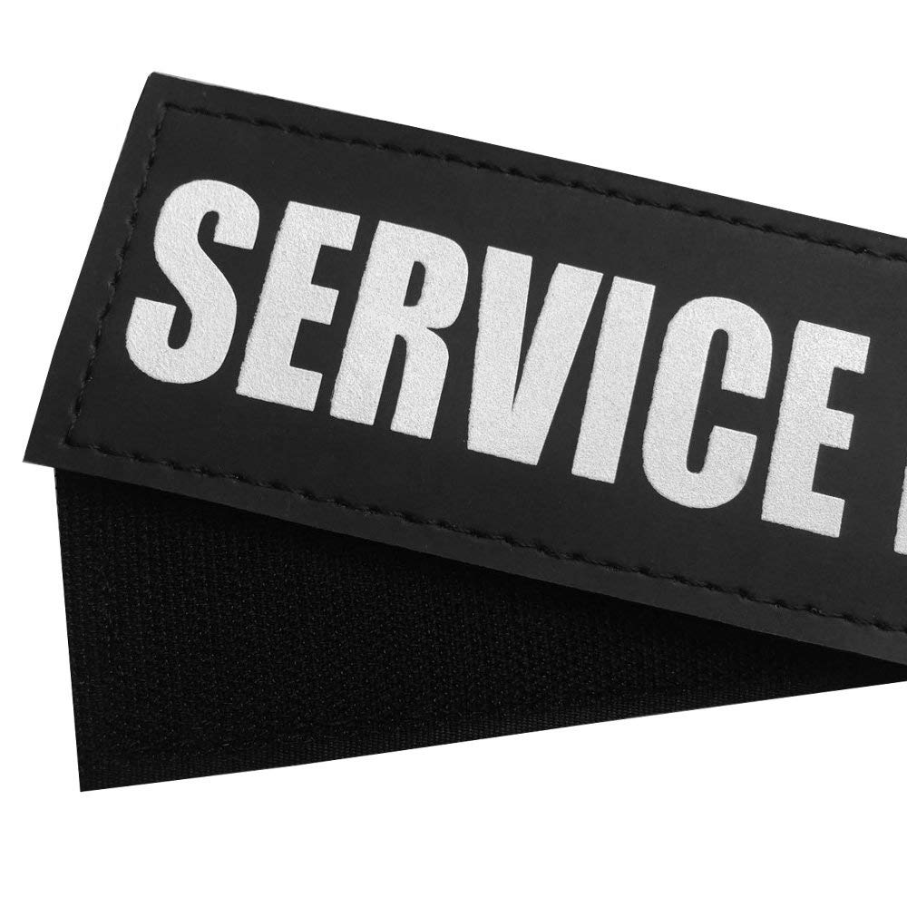 Fairwin patches with reflective lettering for high-visibility at night
