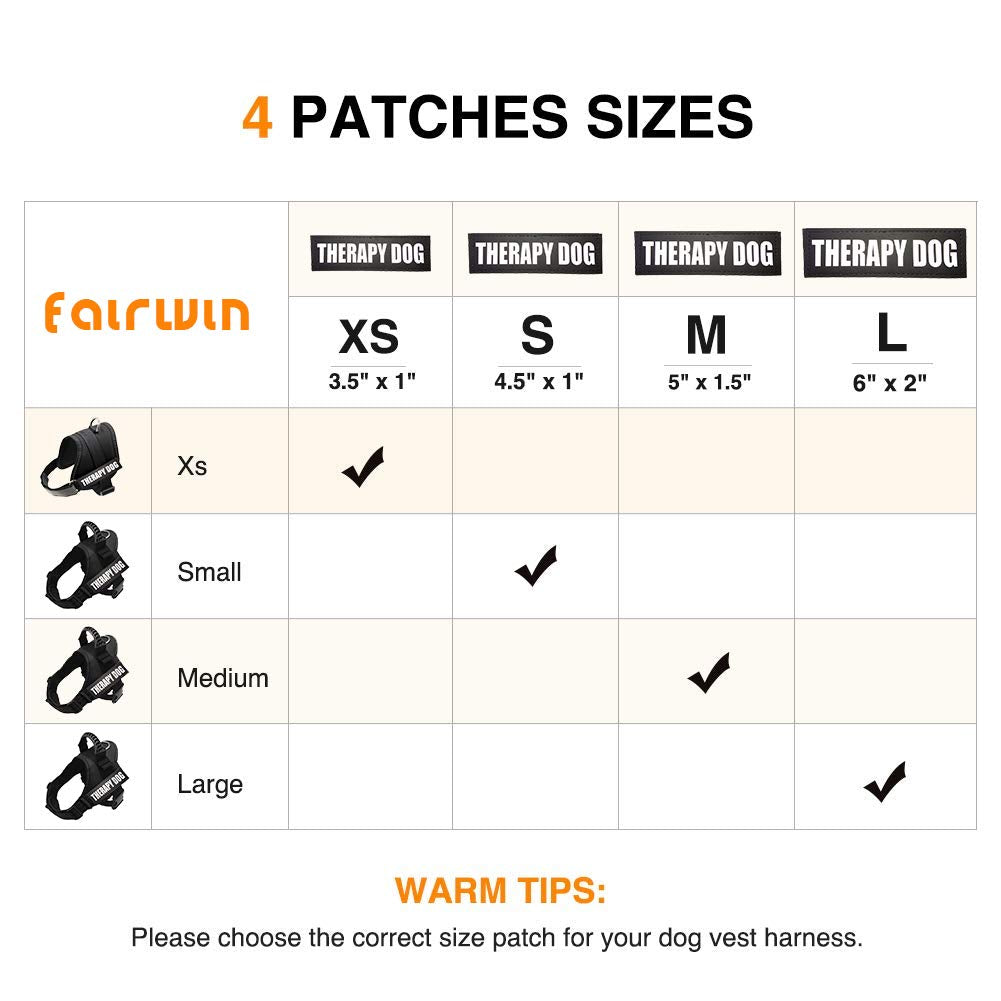 Fairwin removable patches enable budget-friendly multi-dog vest updates.