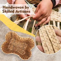 FairyHaus handcrafted artisan basket reflects unique, hand-finished craftsmanship.
