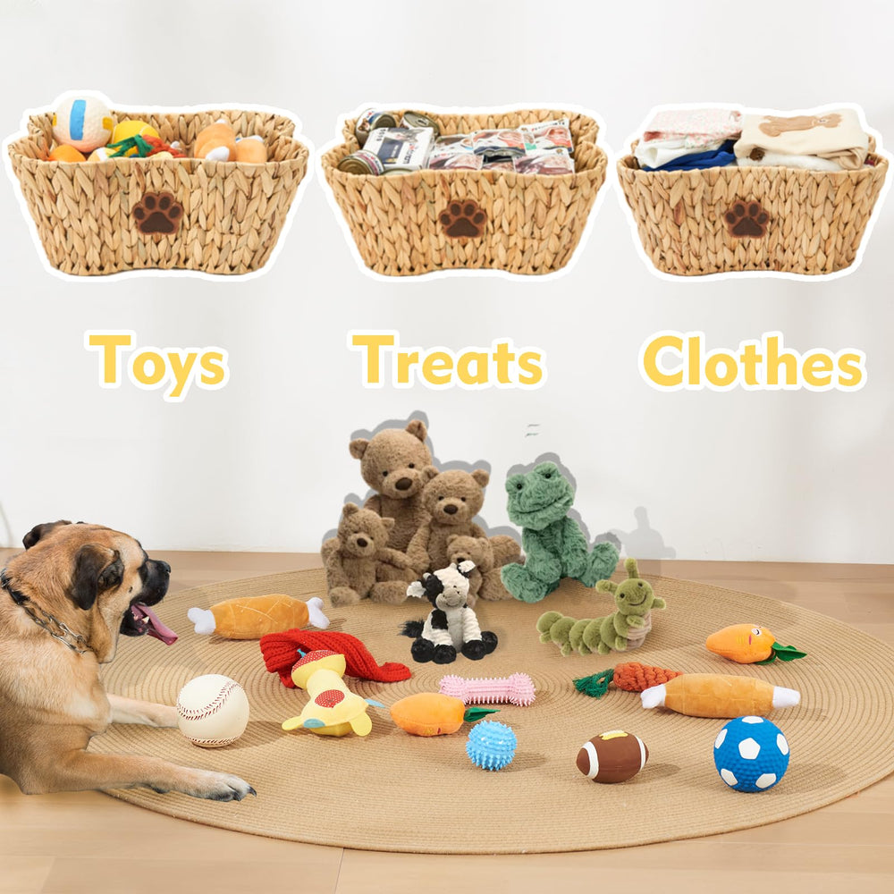 FairyHaus toy-bin-interior keeps plush toys and treats neatly contained.