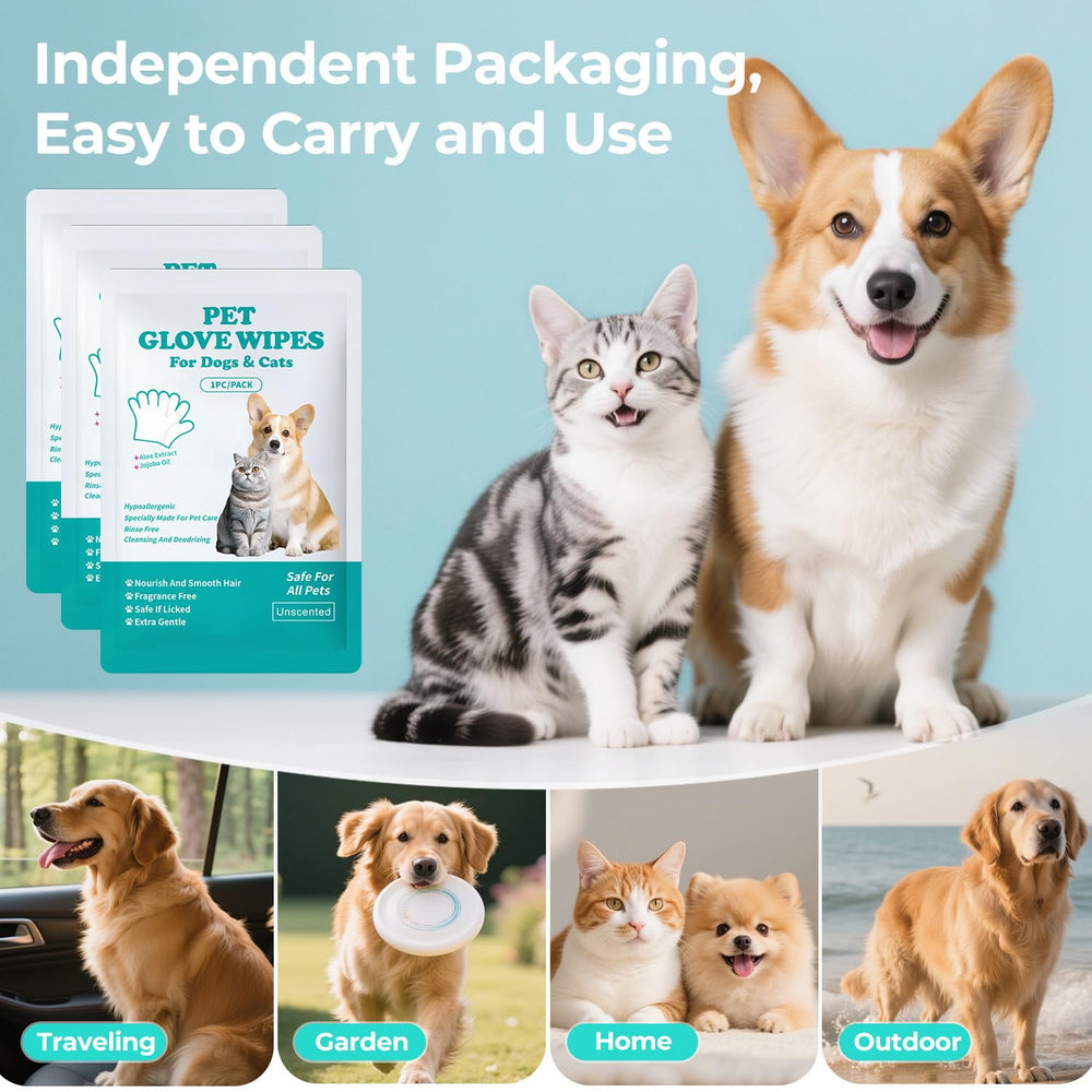 Falatong Pet Glove Wipes gentle formula suitable for pets with sensitive skin.