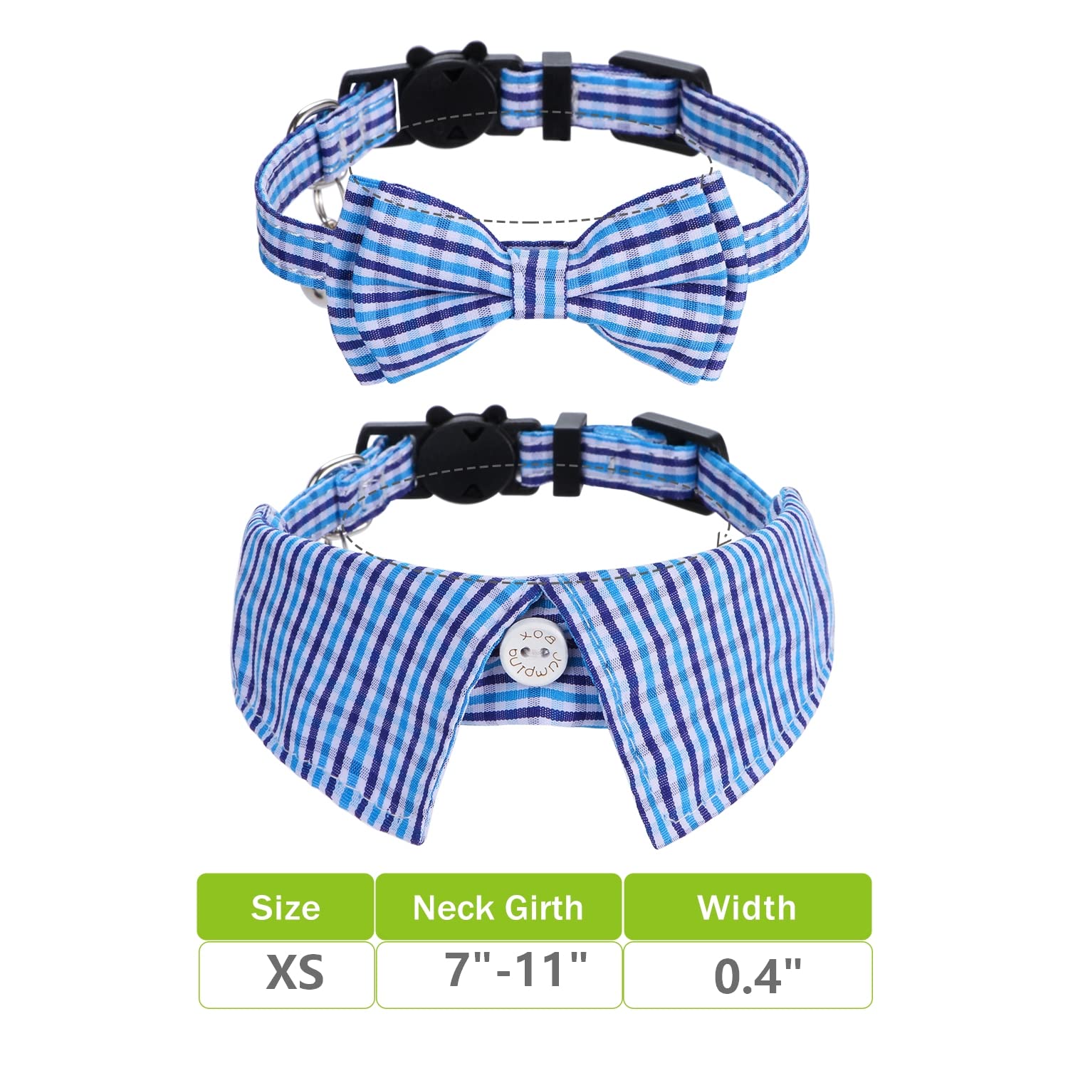Faleela 2-pack cat-collar-set: ready-to-wear outfits