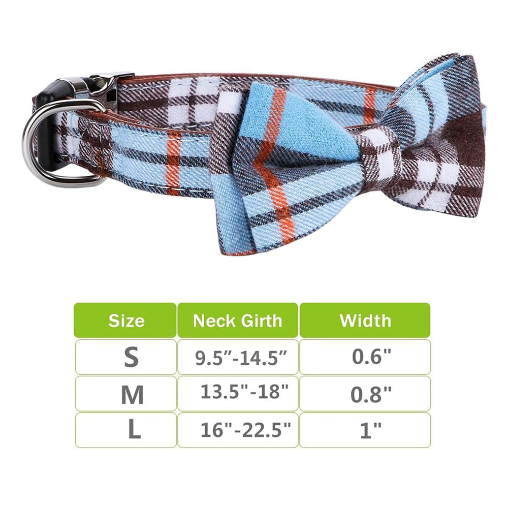 Faleela adjustable neck collar blue fits 13.5-18 inches.